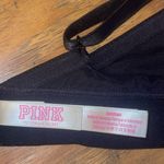 PINK - Victoria's Secret  Black print wire free lightly padded bra 36D Photo 3