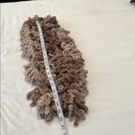 NWT Angela’s Designs one of a kind handmade crocheted loopy boa scarf Brown Photo 2