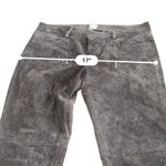 Ecru  Suede Leather 5-Pocket Jeans Pants Brown Size 4 Photo 10