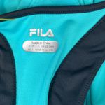 FILA Blue & Black Strapless Racerback Athletic Sport Layered Tennis Dress L Photo 2