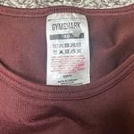 Gymshark Women's Dark Red Crop Top Photo 3