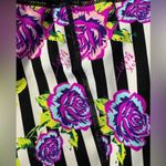 Betsey Johnson Performance Floral Stretch Cropped Leggings Size M Photo 9