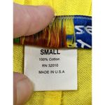 Bay Breeze Yellow Cotton Shorts Womens S Swimsuit Cover Beach Pool Made in USA Photo 1