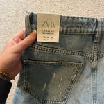ZARA  Dad Shorts Denim High-Rise Photo 2