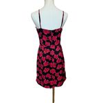 The East Order Black Floral Jacquard Mini Dress MEDIUM Slip Cocktail $169 Flaw Photo 5
