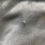 Margot Black Pebbled Leather Crossbody Bag OS Double Zipper Closure Adjustable Photo 5