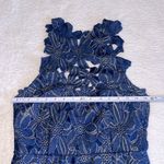 Saylor “Jessa” Floral Lace Mini Dress Navy Size M Photo 2