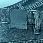 We The Free - black distressed denim jeans skirt Sz 31 Photo 6