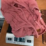 Audrey 3+1 Pink Gauze Crinkle Maxi Dress Spaghetti Strap Bohemian Resort Photo 5