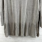 Raffi Linen Knit Tie Side Pullover Sweater Size M Gray Size M Photo 4