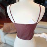 Charlotte Russe FAUX LEATHER CORSET CROP TOP Photo 4