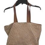 Robert Zur RINA Tote True Glove Leather Chestnut Brown & Beige Large Travel tote Photo 11