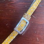 Brighton  Patent Leather Tan Snakeskin Embossed Crossbody Wallet Removable Strap Photo 11