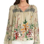 Johnny Was  Kofi tasselled silk blouse NWT Photo 0