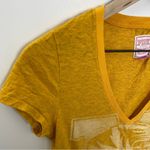 PINK - Victoria's Secret PINK Collegiate Collection Missouri Tigers Vintage Gold V Neck Tee Medium Photo 5