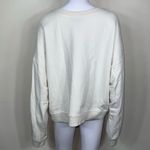 Forever 21 + Torn Collar Sweatshirt in Off White Photo 4