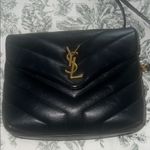 Saint Laurent Yves  Black Quilted Crossbody Bag Photo 4