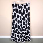 Ann Taylor Women’s Animal Print Sweater Hi-Low Hem Cream Black Maxi Skirt Photo 3