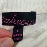 Take Out Cream Women's Sweater Size L Photo 2