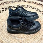 Skechers  Black Sneakers with Chunky Sole and Leather Upper women’s 10 Photo 0