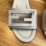 Fendi Logo Leather Sandals *FLAWED** Photo 2