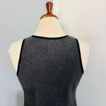 SHADES OF GREY BY MICAH COHEN Women Gray Pleated Midi Round Neck Dress Size 4 Photo 6