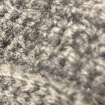 Handmade wool chunky knit crotchet sweater (no pill) Gray Size undefined Photo 3