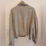ZARA Corduroy Button Down Light Jacket in Beige Sz XL Photo 4