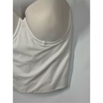 Maidenform Bridal Bra White Strapless Long Line 7715 Boned Size 36D Photo 2