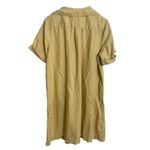 J. Jill Love Linen Yellow Shirt Dress 100% Linen Lagenlook Womans XL Tall Photo 1