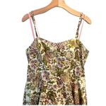 Anthropologie Elevenses Floral Sequin Swing Dress Size 14 Photo 6