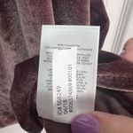 EXPRESS  Velvet Lace-Up Deep V Neck Racerback Cami Maroon Womens Medium NWT Photo 4