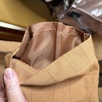 Norton Mcnaughton Vintage  Camel Brown Windowpane Plaid Trouser Pants Size 10 Photo 6