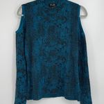 Thalia Sodi THALIA JACQUARD COLD SHOULDER SWEATER MEDIUM Photo 1
