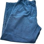 Lee Ms. jeans vintage 80s button/zip closure 2 pockets light wear bottom Sz 14P Photo 0