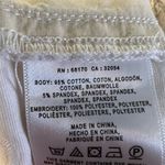 Anthropologie Shorts 27 White Chino All Over Textured Circles Photo 6