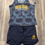 Notre Dame Fighting Irish tie dye tank top and shorts set NWT Size XL Blue Photo 6