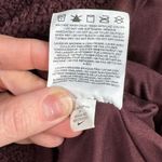 Nike Fleece Pullover Cozy Sherpa Sweatshirt Hooded Burgundy Maroon Sz M Gorpcore Photo 4