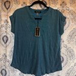 Cable & Gauge ‎ Blue Embroidered Top Size Small Photo 0