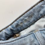 American Eagle Outfitters • Destroyed Cuffed Light Blue Mom Shorts Photo 54