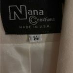 Nana’s college‎ ton wool vintage coat. Size 14. Beautiful 100% wool. White Photo 2