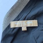 Michael Kors dress size 6 black white grey houndstooth suit virgin wool Photo 10