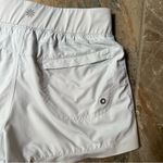 Athleta  Stellar Running Shorts Light Gray Women’s Size Small Photo 3