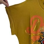 Desigual  Tee Womens US Small Flower Embroidery Snake Sequin New Photo 6