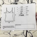 White House | Black Market WHBM Womens Silk Cami Tank Top Size M Babydoll Y2K Going Out Coquette Fairy Photo 9