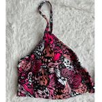 l*space L* Pink and Black Butterfly Printed Helena Bikini Top Size Large Photo 1