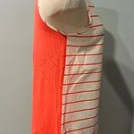 French Connection  Polly Plains White & Orange Stripe Tank Top Size Small Photo 2