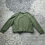 Magaschoni  Drawstring Hem Sweatshirt Olive Green Medium Photo 4