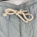 American Eagle  Outfitters Jogger Pants Womens 2 Blue White Striped Drawstring Photo 3