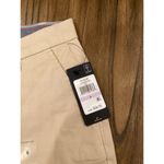 Tommy Hilfiger  Womens Khaki Chino Hollywood Slim Shorts 5" Flat Front Sz 6 NWT Photo 2